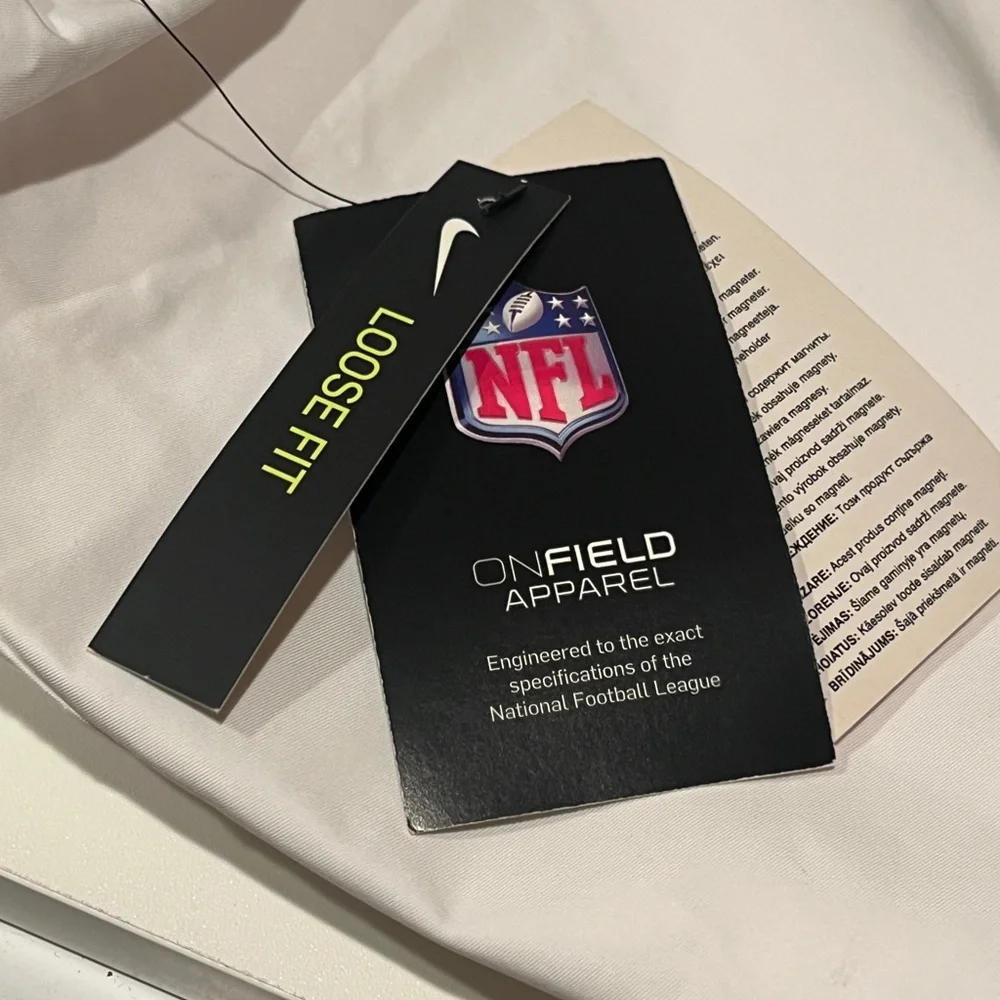 NFL 49ers Superbowl On field Apparel White Jacket 3XL